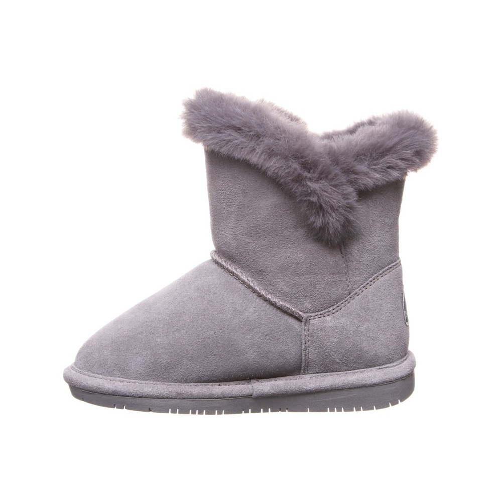 Bearpaw Betsey kids size 5, gray snow boots